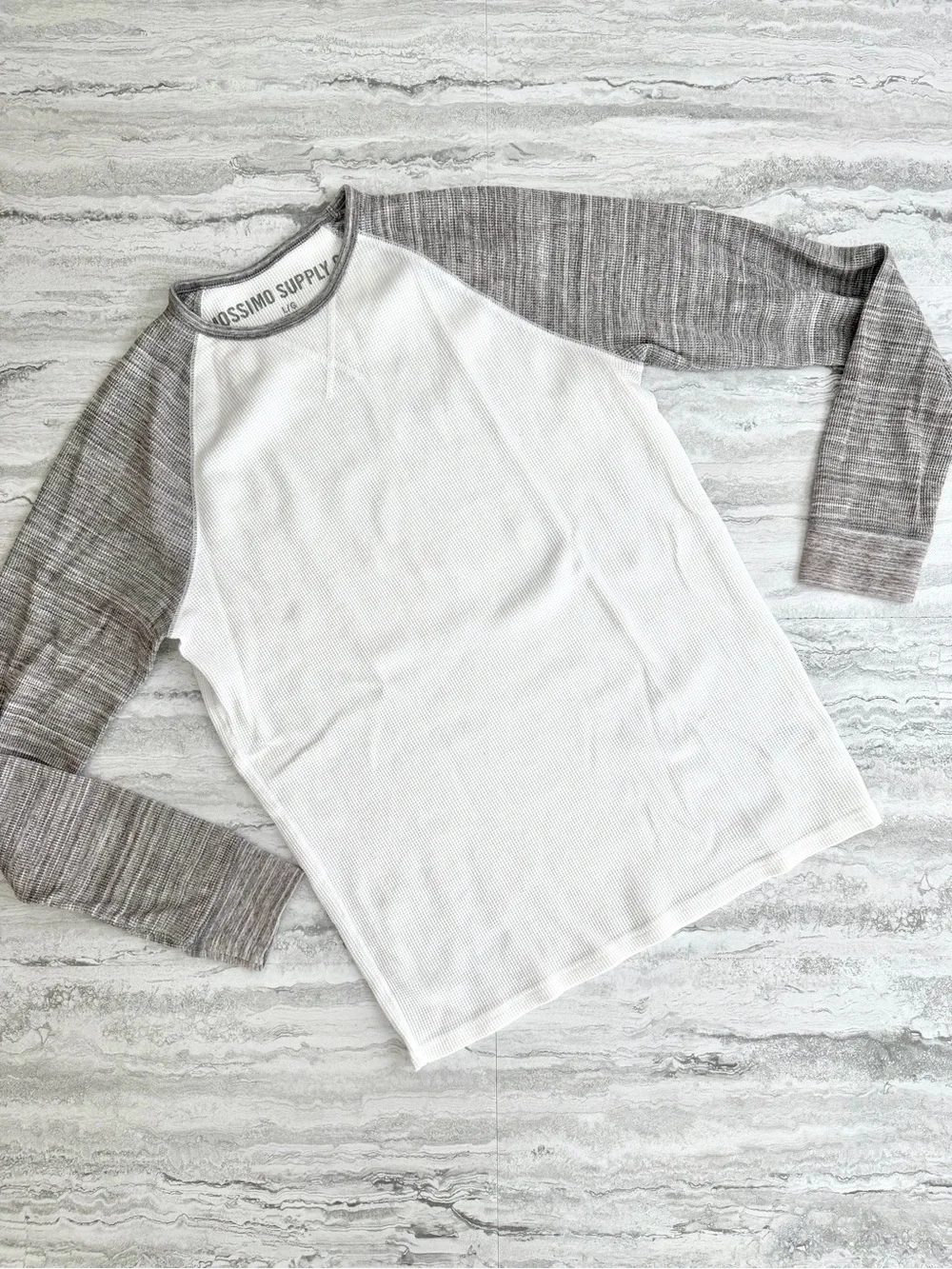 MOSSIMO SUPPLY Baseball Raglan Thermal Shirt